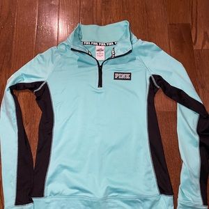 Victoria’s Secret turquoise mint quarter zip